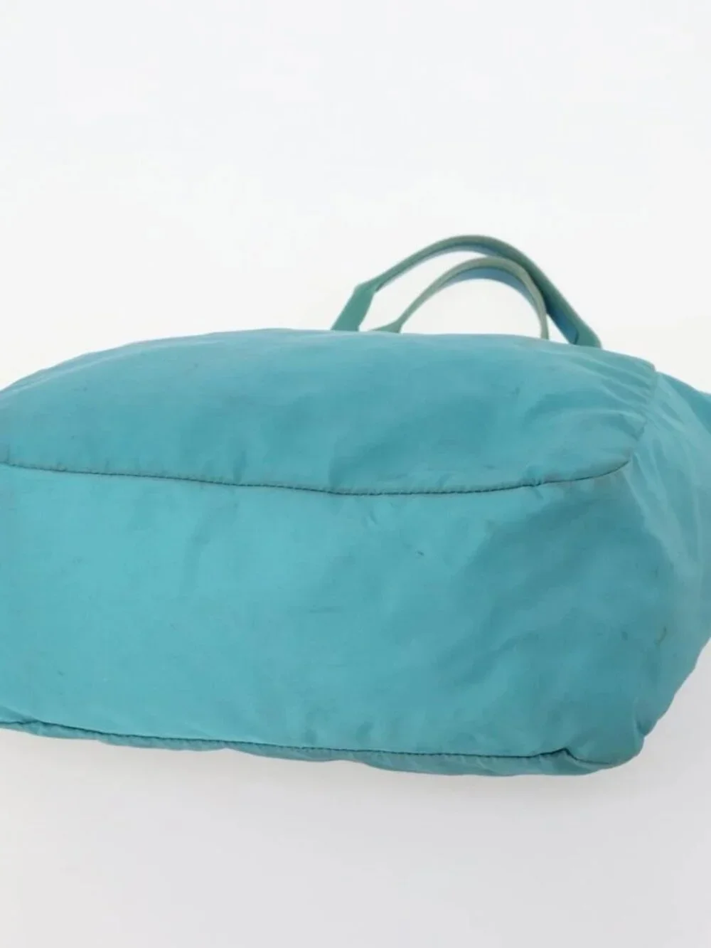 PRADA Shoulder Bag Nylon 4 Set Red Pink Light blue Auth